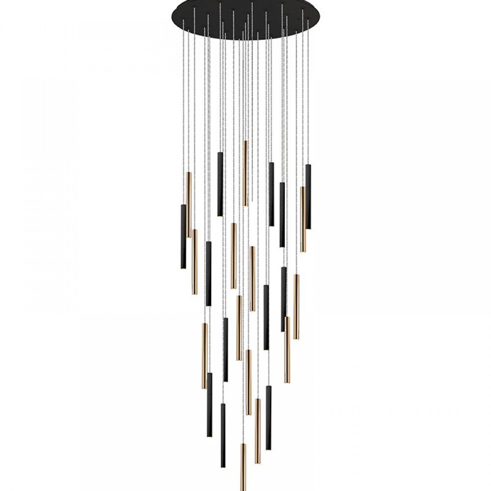 Schuller, Lampara Varas Oro-Negro 25L 373968