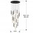 Lampara Varas Oro-Negro 25L Dim 373968D