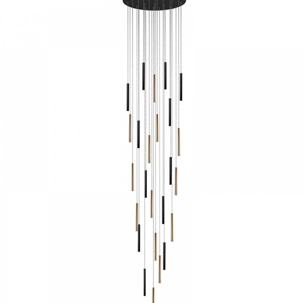 Schuller, Gran Lamp Varas Oro-Negro 25L 373968G