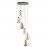 Lampara Taccia 6 Luces Cromo 394834