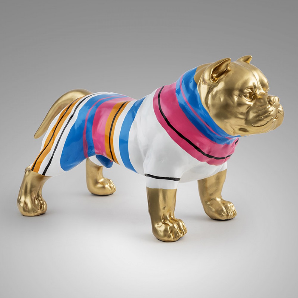 Schuller, Figura Taison Pitbull Mediano Oro-Rayas 396637
