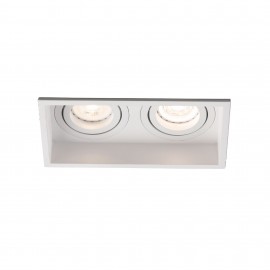 Faro Hyde Blanco Cuadrado Orientable 2L Gu10 40126