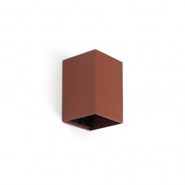 Faro Lune Aplique Cuadrado Terracota 40533