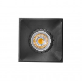 Faro Neon Empotrable Cuadrado Negro 1Xgu10-Mr16-Led 43410