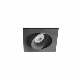 Faro Argon Empotrable Cuadrado Negro Gu10-Mr16-Led 43412