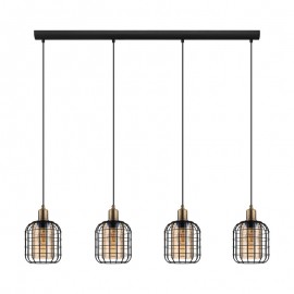 Eglo Lampara Chisle Negro 43528