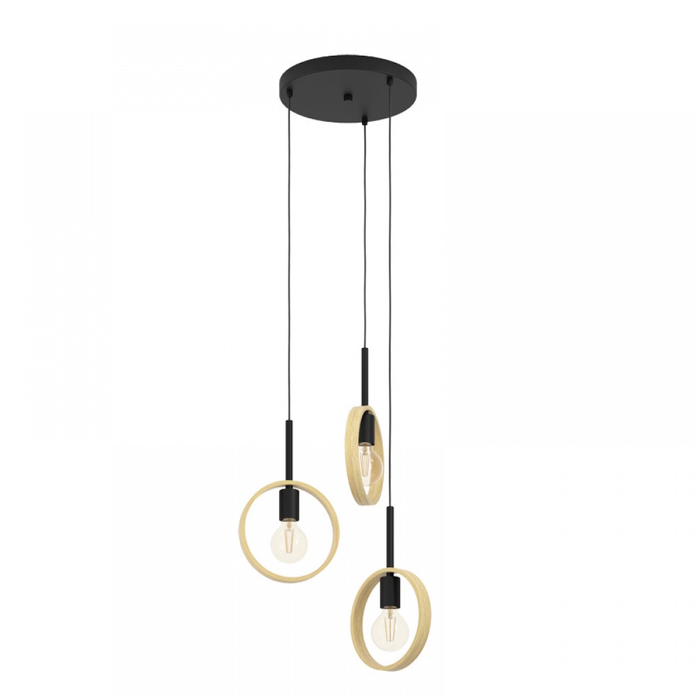 Eglo, Eglo Lampara Ipsden Negro 43551