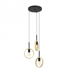 Eglo, Eglo Lampara Ipsden Negro 43551