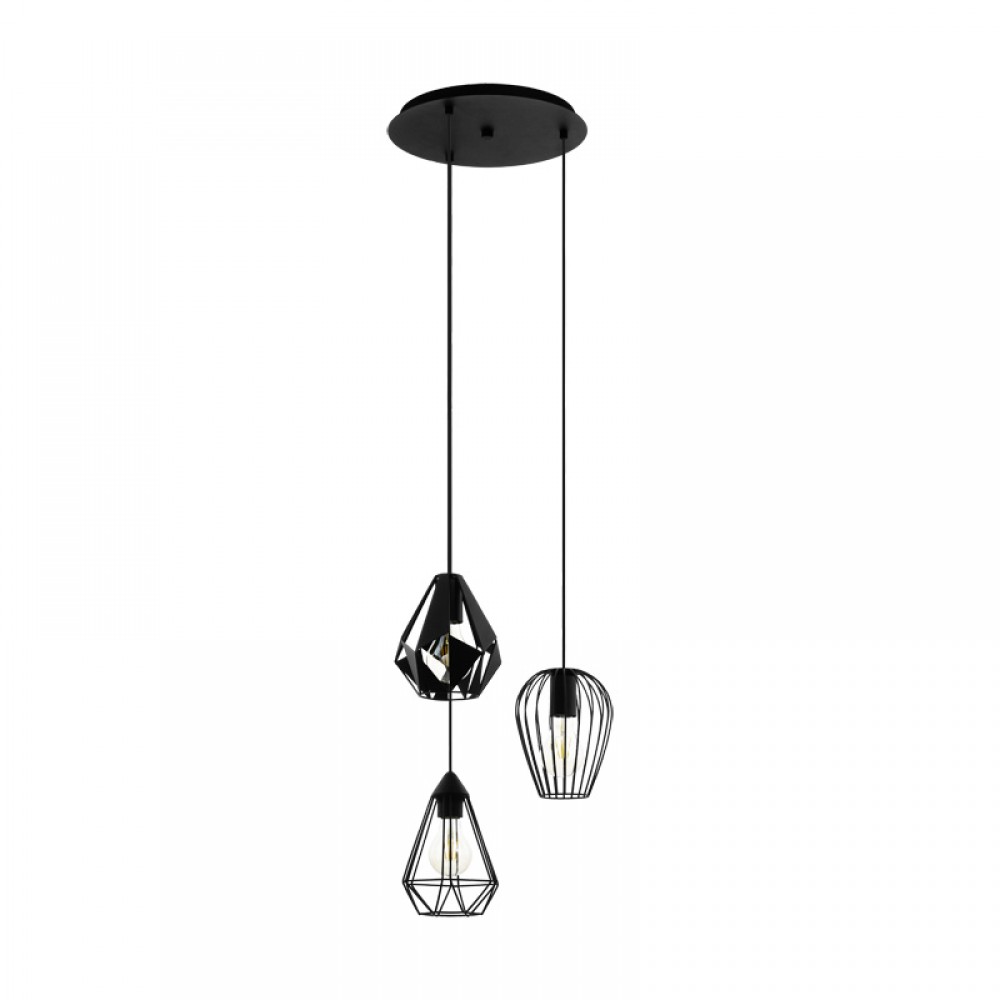 Eglo, Eglo Lampara Distaff Negro 43582
