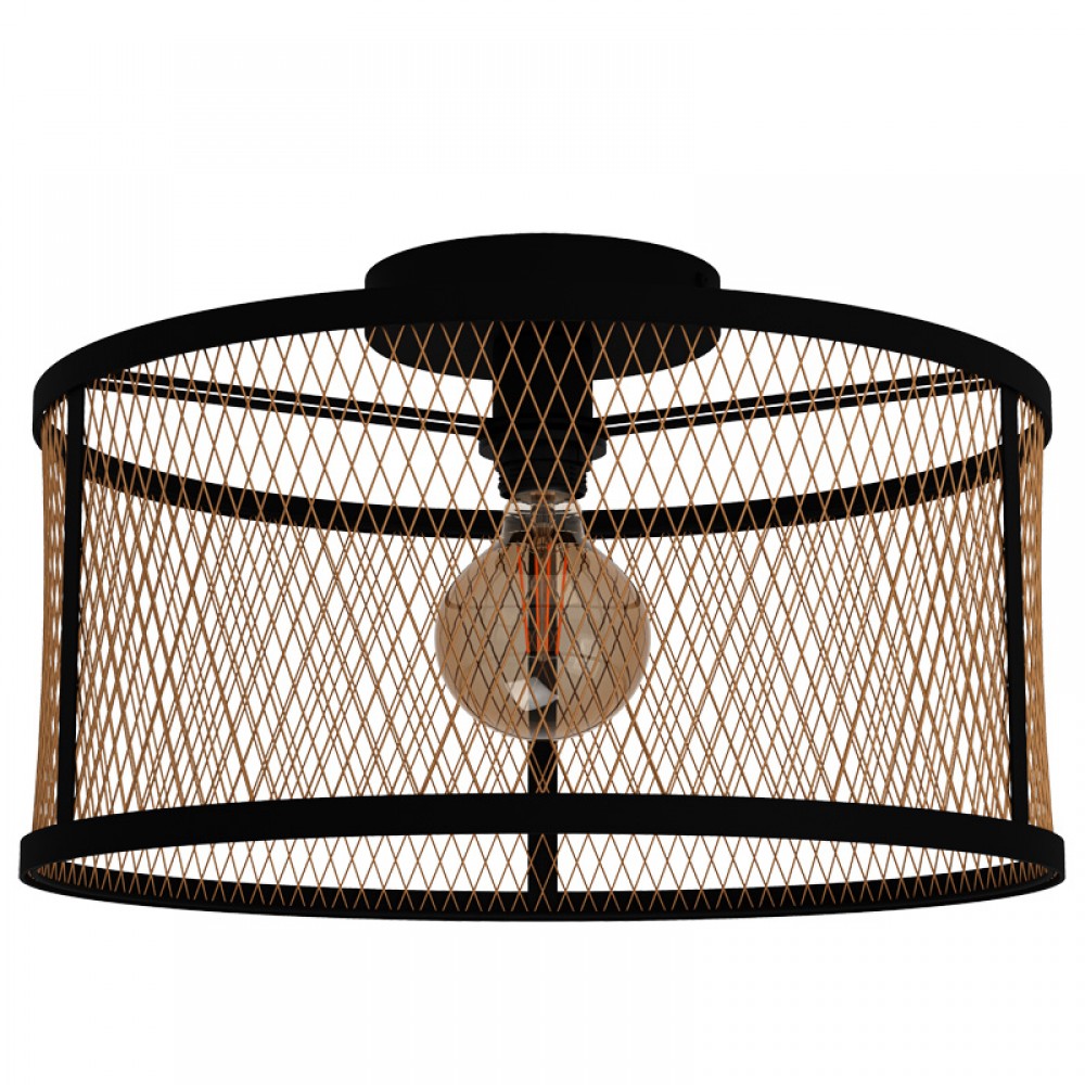 Eglo, Eglo Lampara Dellow Negro 43603