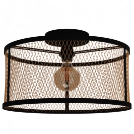 Eglo Lampara Dellow Negro 43603