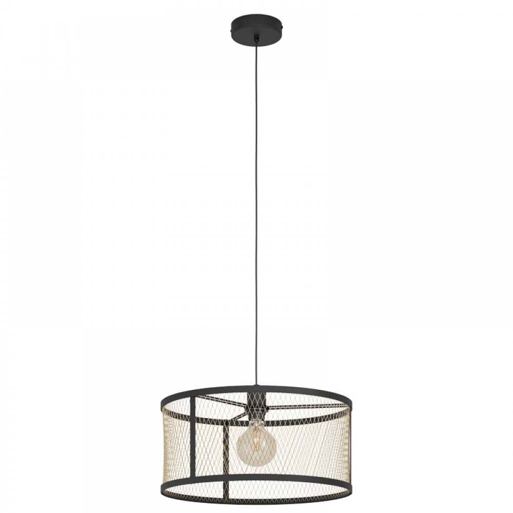 Eglo, Eglo Lampara Dellow Negro 43604