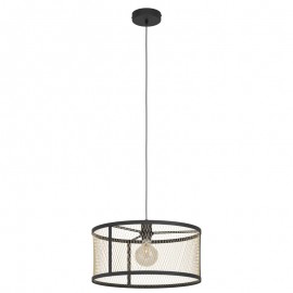 Eglo, Eglo Lampara Dellow Negro 43604