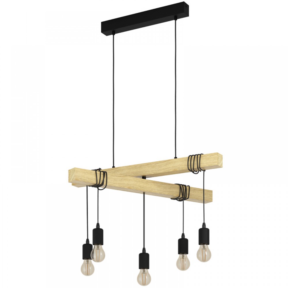 Eglo, Eglo Lampara Townshend Negro 43629