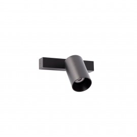 Faro Stan Aplique Negro 1Xgu10 43741