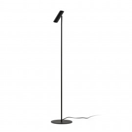 Faro Leo Lampara De Pie Negro 43799