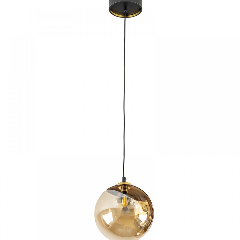 Schuller, Lampara Dark 1 Luz 20d negro-laton 439381