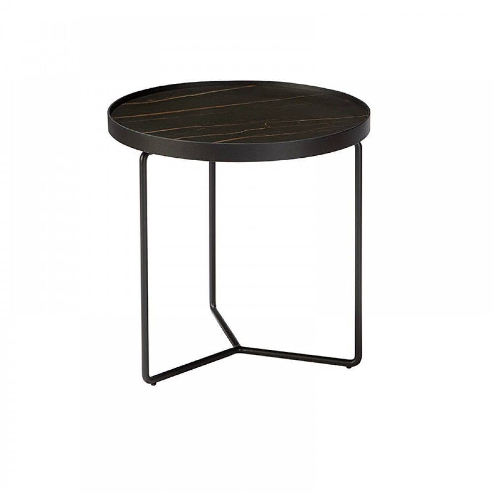 Schuller, Mesa Centro Paola Ø50 Negro 485562