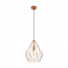 Eglo Colgante Vintage Carlton Cobre Envejecido 49258