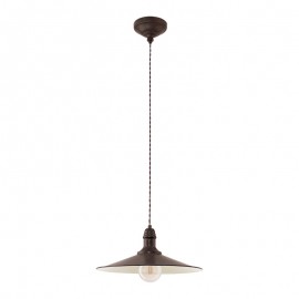 Eglo Colgante Vintage Stockbury Marron Viejo 49456