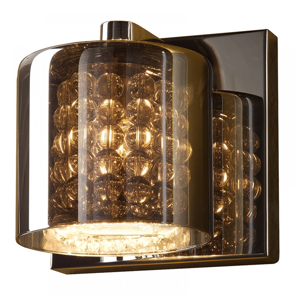 Schuller, Aplique Led Denise Cromo Cristal Espejado 494745