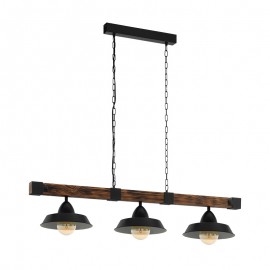 Eglo Lampara Oldbury Negro 49685