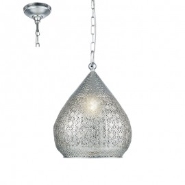 Eglo, Eglo Colgante Vintage Melilla Plata 49716