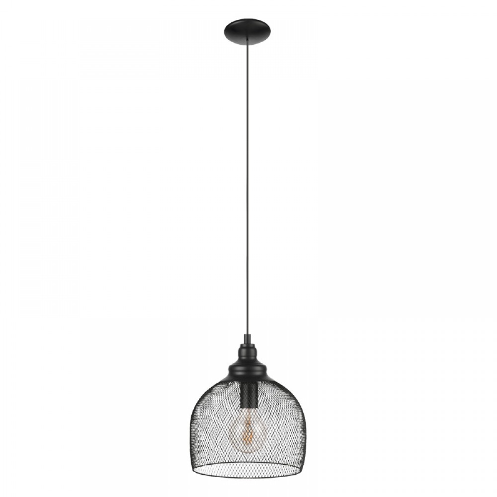 Eglo, Eglo Colgante Vintage Straiton Negro 49736