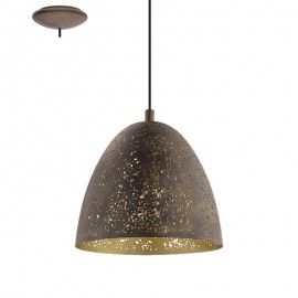 Eglo Colgante Vintage Safi Marron 49814