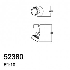MDC iluminacion, MDC - Foco Drome Base 6W Dim-3 Steps 4000K Blanco 5-2380-80-26