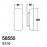 MDC - Aplique Barr E27 Cristal Mate 5-6550-34-06