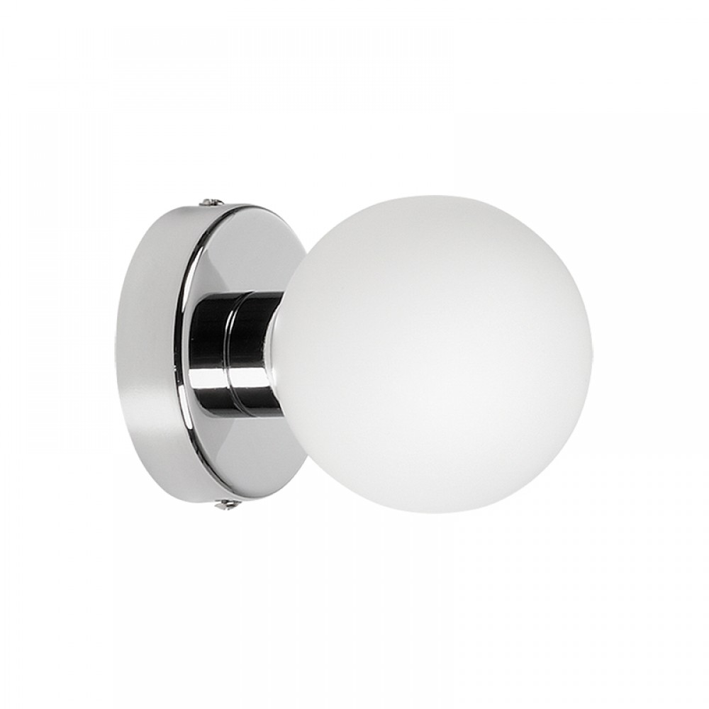 MDC iluminacion, MDC - Aplique Bolas 1Xg9 Cromo Brillo-Opal Ip44 5-6698-30-09