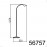 MDC - Pie Lily Led 6,5W Pintura Aluminio-Bom-Inter 5-6757-34-09