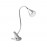 MDC - Pinza 1 Foco Globe 8Xled 0,4W Cromo-Plata 5-6818-30-60