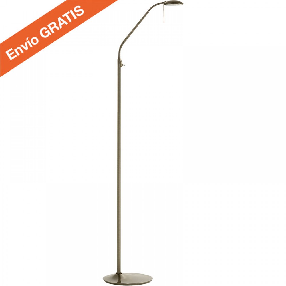 MDC iluminacion, MDC - Pie Lectura Led Koa Cuero 5-6886-44-09