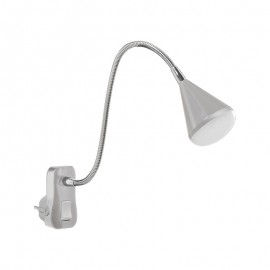 MDC - Enchufe Flexo Globe Led 2,4W Plata 5-6924-32-01