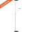 MDC - Pie Con Lector Led Sione Cromo-Negro 5-7350-06-20