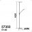 MDC - Pie Con Lector Led Sione Cobre-Antracita 5-7350-07-20