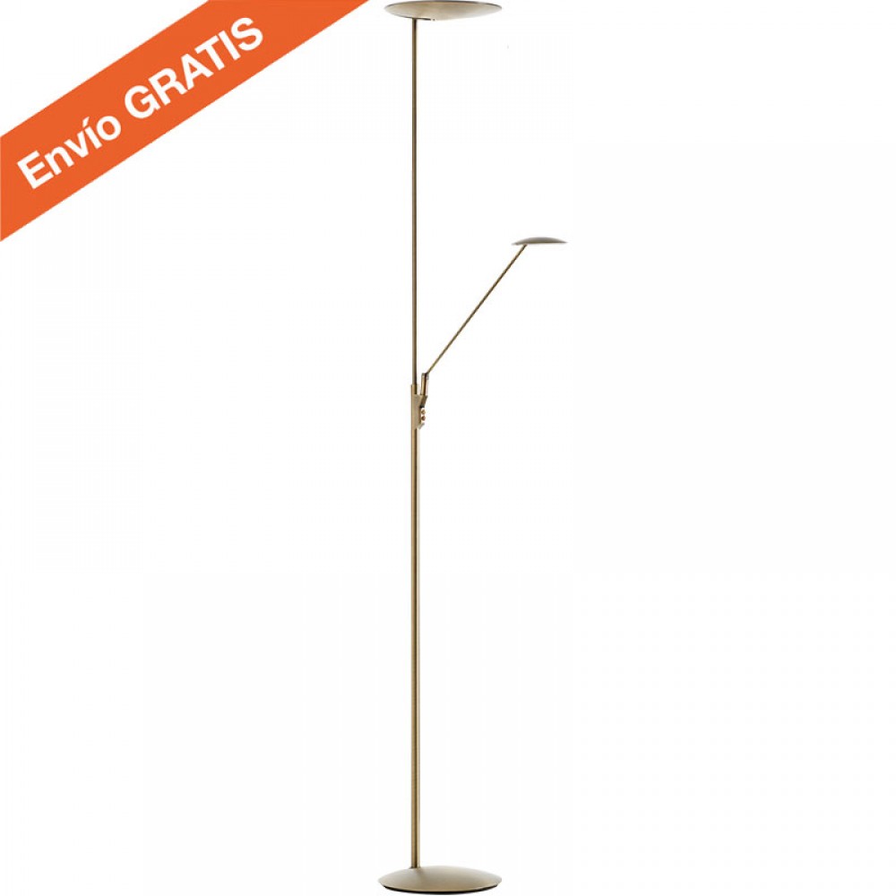 MDC iluminacion, MDC - Pie Con Lector Led Sione Cuero 5-7350-43-20