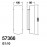 MDC - Aplique Barr 2Xe14 Cristal Mate 5-7366-67-01