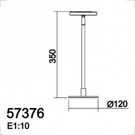 MDC iluminacion, MDC - Sobremesa Onix Led 6W 3000K NíQuel Mate 5-7376-97-09