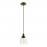 MDC - Colgante Trento E27 Medalla-Cristal Transp. 5-7420-44-01