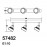 MDC - Foco Celian R3 3X6W Dim-3 Steps 4000K Cr Mate 5-7482-35-01