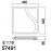 MDC - Plafon Gioia 42X42 3Xe27 Cristal Decor 5-7491-30-92