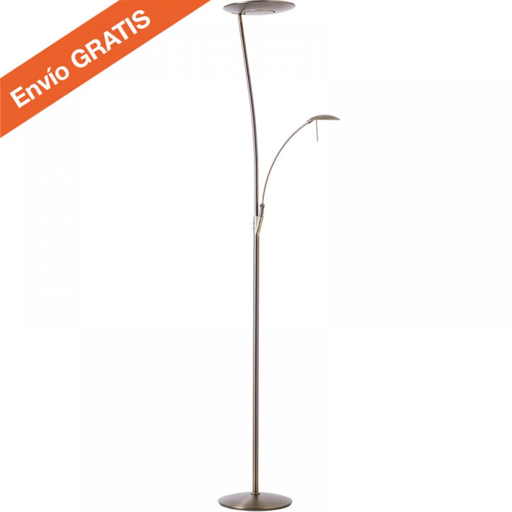 MDC iluminacion, MDC - Pie Con Lector Led Zenit Cuero 5-7505-43-20