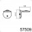 MDC - Aplique Zenit 7W 3000K Dim Niquel Mate 5-7509-97-02