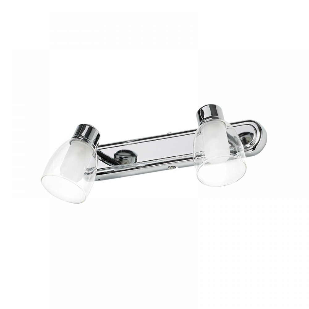MDC iluminacion, MDC - Foco Doppia R2 G9 C.Br-Transp-Opal Ip44 5-7511-49-60