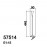 MDC - Sobremesa Cala Clip Led 3,5W 240Lum Blanco 5-7514-80-01