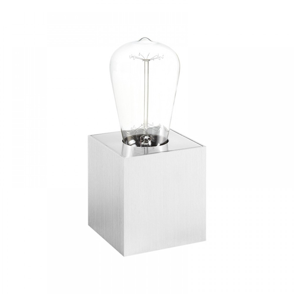 MDC iluminacion, MDC - Sobremesa Cubik E27 Cromo Cepillado 5-7534-35-16