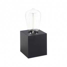 MDC - Sobremesa Cubik E27 Negro 5-7534-90-16